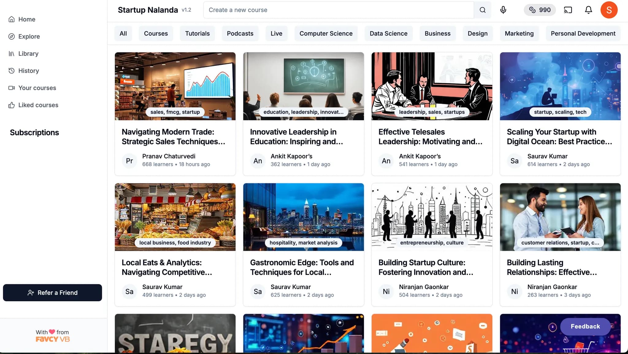 Startup Nalanda screenshot