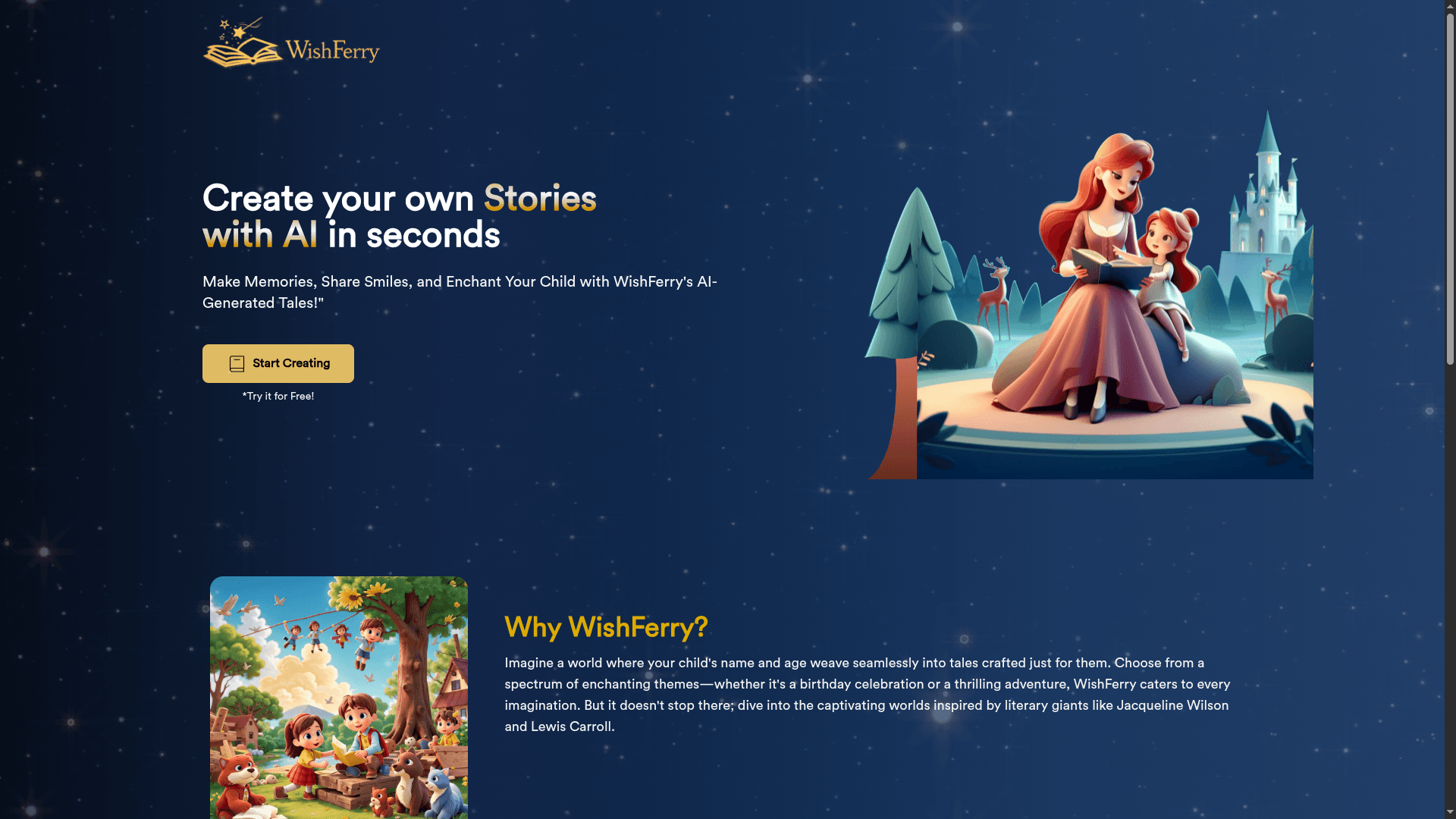 Wishferry screenshot